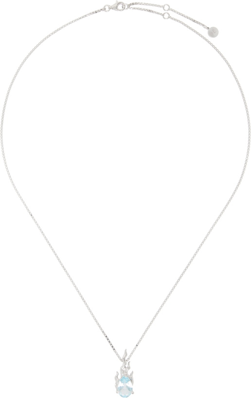 Photo: Alan Crocetti Silver Mini Gem in Heat Necklace