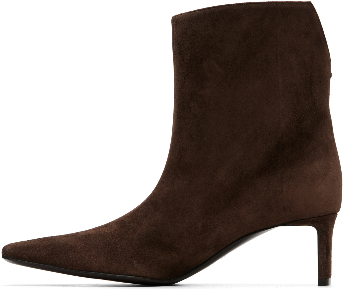 KHAITE Brown Ona Ankle Boots