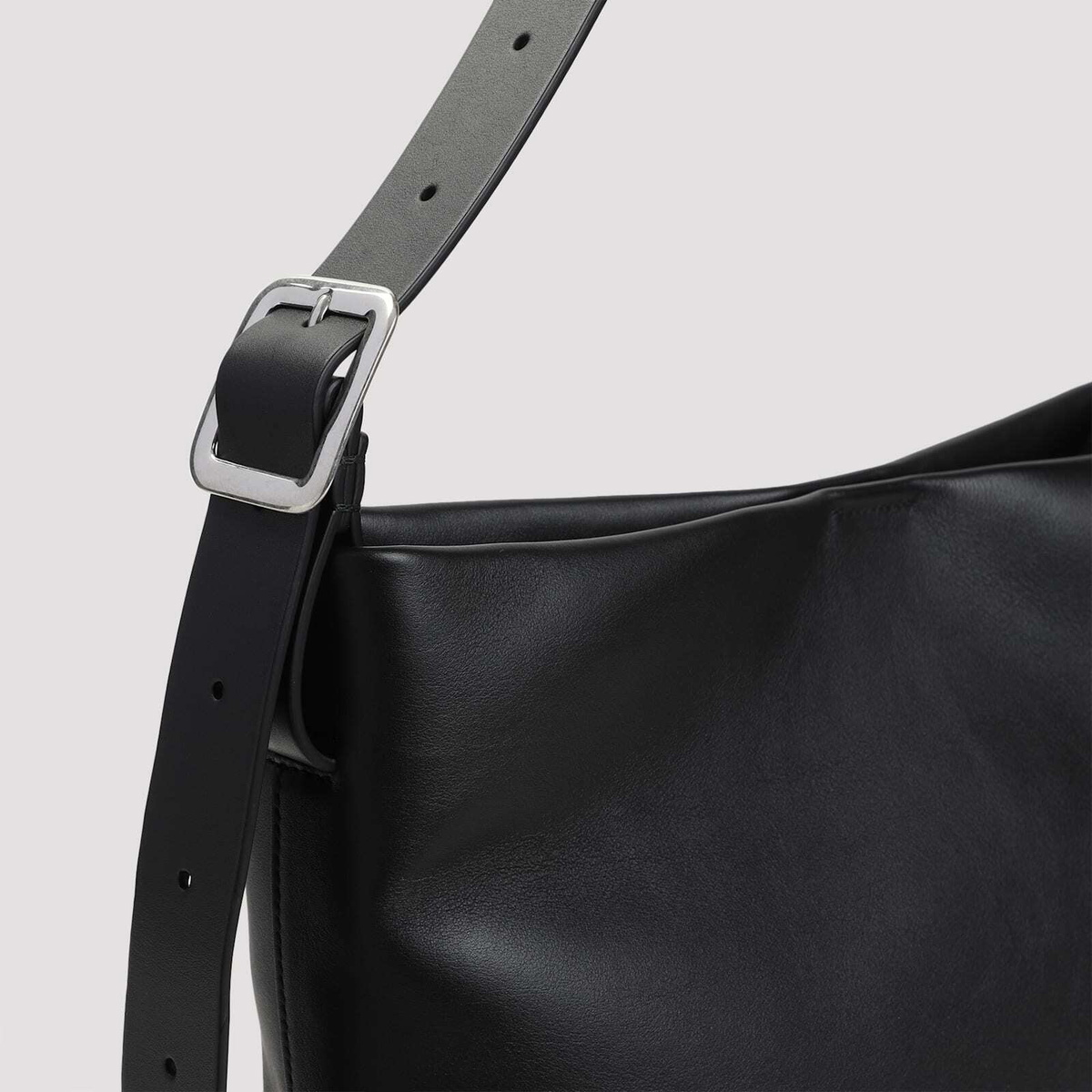 ショルダーバッグ・ポシェット Jil Sander Square Belt Large Hobo Bag In Smooth Leather Jil Sander Square Belt Hobo Bag Jil Sander