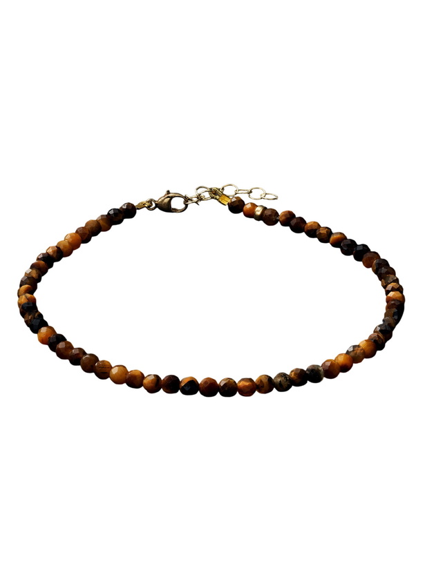 Photo: JIA JIA - Men's Arizona 14-Karat Gold Tiger's Eye Bracelet