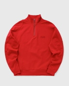 The New Originals EMBLEM HALF-ZIP SWEATER Red Men