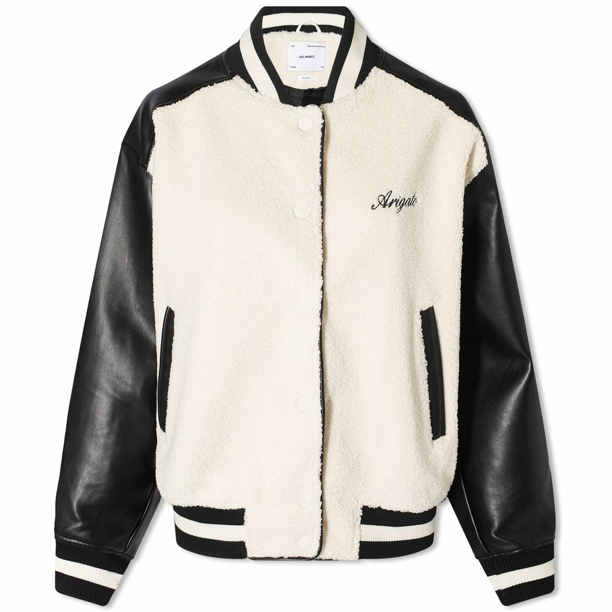 Axel Arigato Women's Saul Varsity Jacket in Ecru