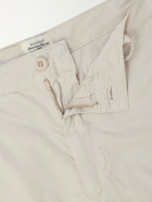 Hartford - Battle Straight-Leg Cotton Shorts - Neutrals