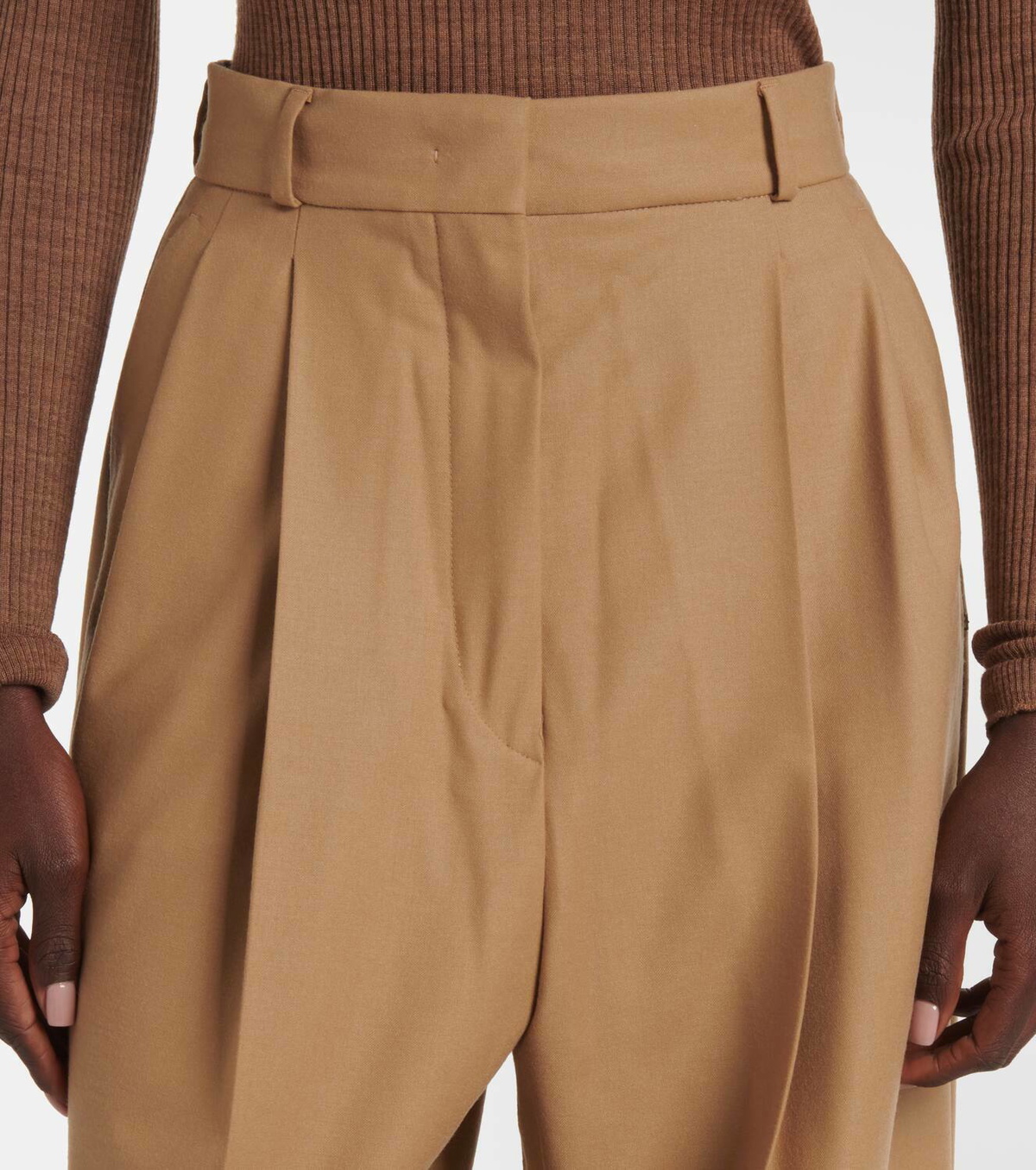 Sportmax Kiens12 wool-blend wide-leg pants Sportmax