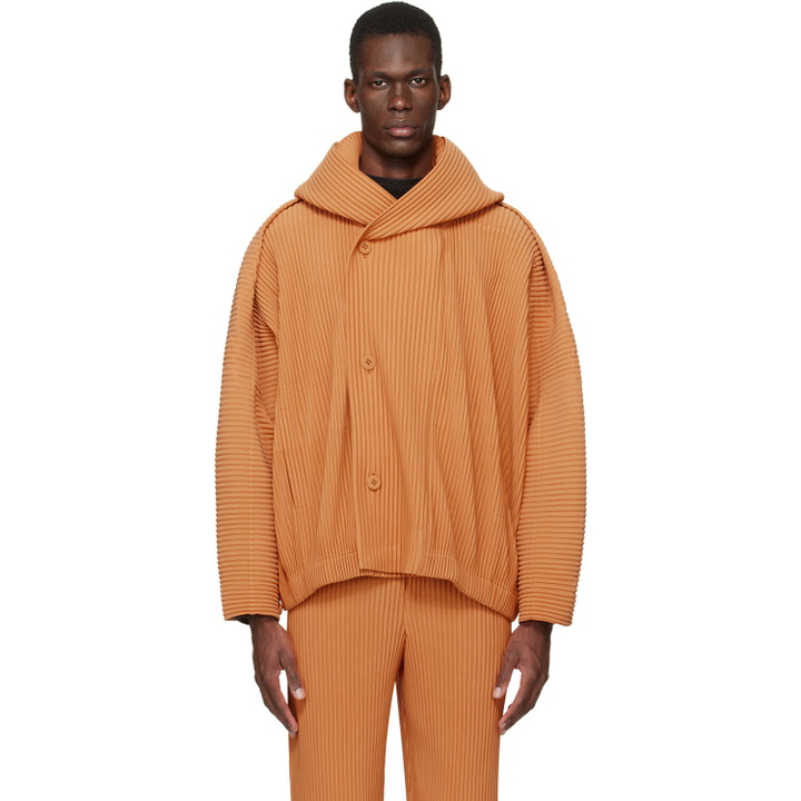 Photo: HOMME PLISSÉ ISSEY MIYAKE Orange Monthly Colors March Jacket