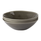 KINTO Grey Atelier Tete Edition Deep Plate Set, 7.25 in