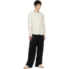 Les Tien Off-White Thermal Baseball Hem T-shirt