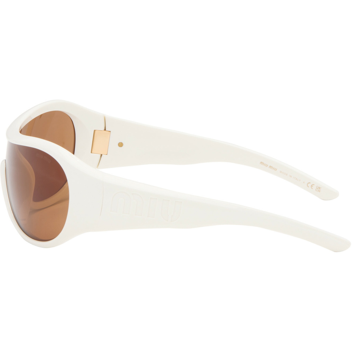 Miu Miu Eyewear White Ivresse Sunglasses