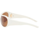 Miu Miu Eyewear White Ivresse Sunglasses
