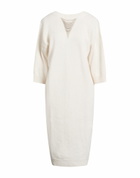 Peserico Womens Midi dress Cream