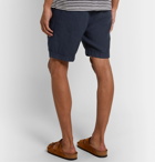 120% - Linen shorts - Blue