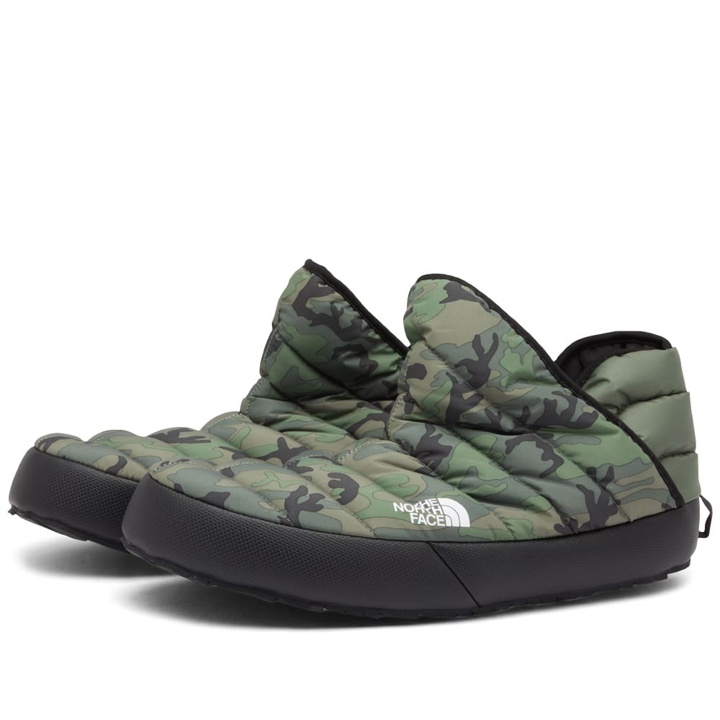Photo: The North Face Men's Thermoball Traction Bootie in Thyme Brushwood/Black Camo