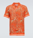 Orlebar Brown - Hibbert floral bowling shirt