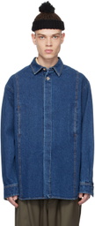 Magliano Navy Bomber Denim Shirt