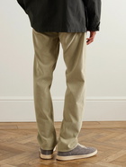 Officine Générale - James Slim-Fit Straight-Leg Cotton-Corduroy Trousers - Neutrals