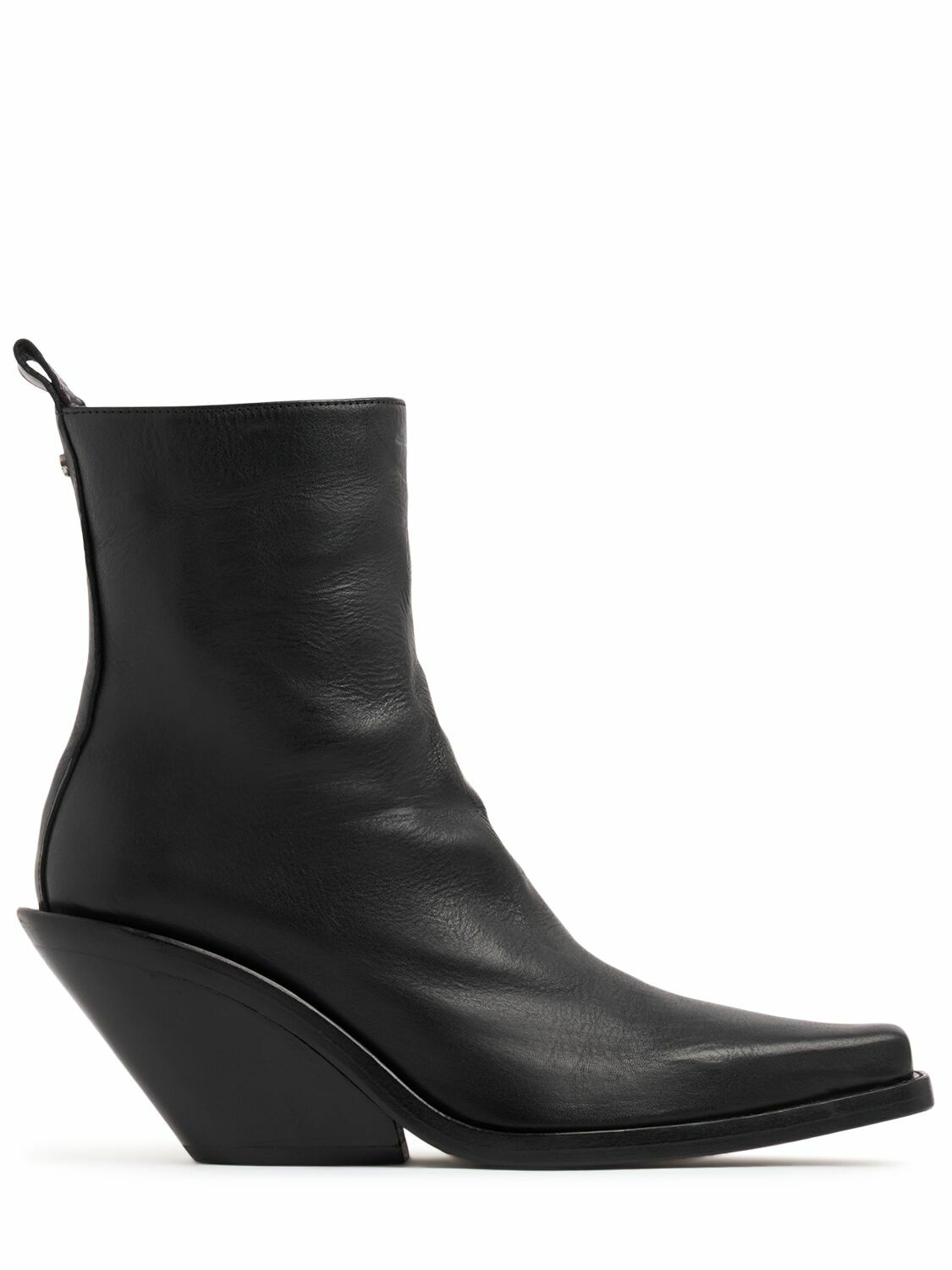 【関税込み】Ann Demeulemeester ブラック Gerda ブーツ Ann Demeulemeester - Gerda leather ankle boots Ann
