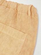 Federico Curradi - Straight-Leg Linen Trousers - Neutrals