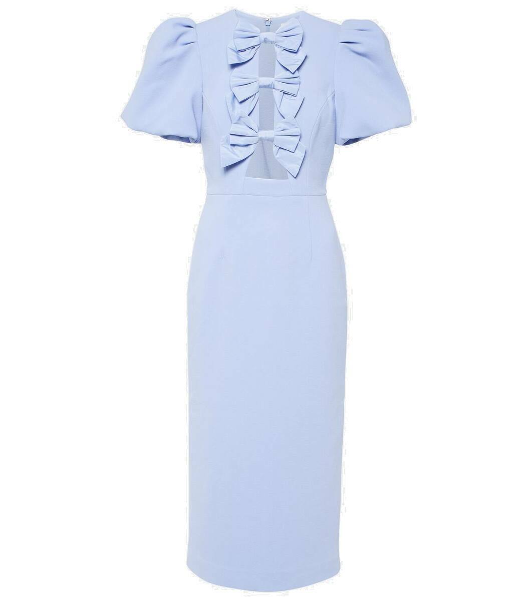 REBECCA VALLANCE ワンピース Annabelle bow-detail 1039766 Rebecca Vallance Bridal Annabelle bow-detail midi dress