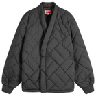 Kenzo Men's Weave Down Kimono Jacket in Black