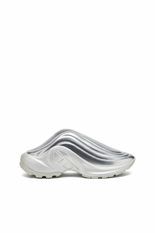 Photo: Diesel Metallic mules - Sneakers - Unisex - Silver