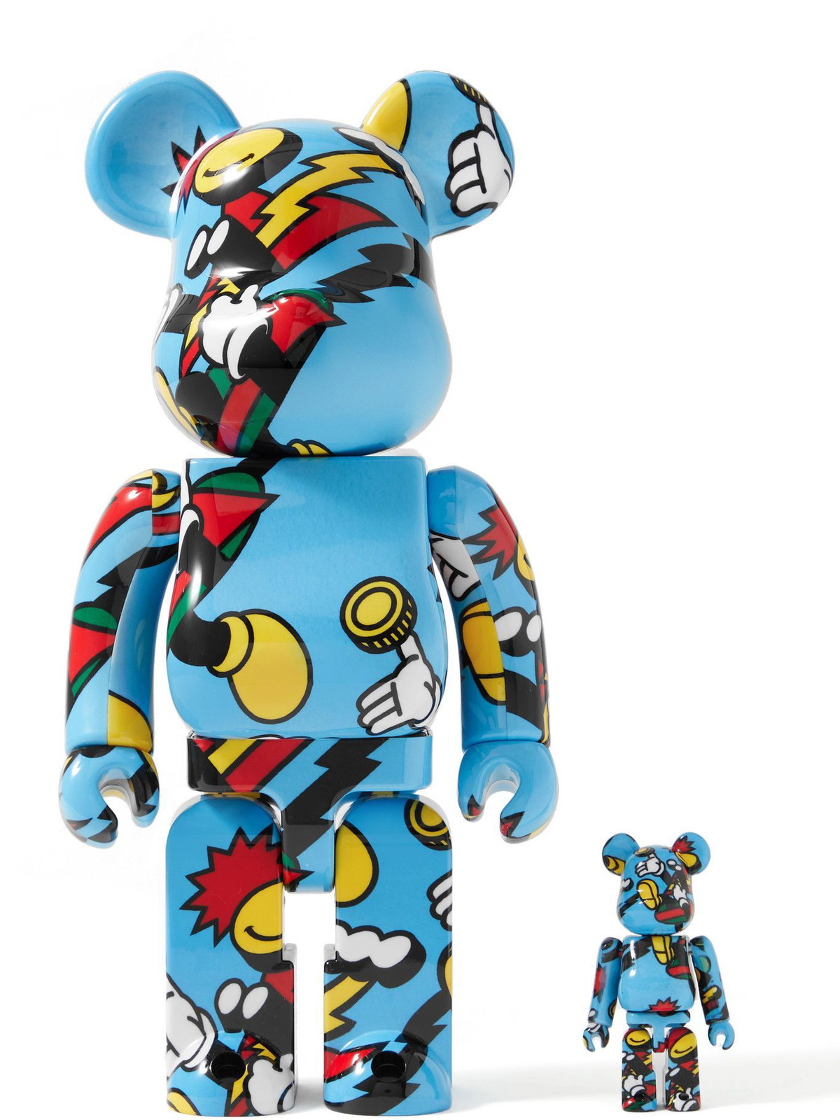 BE@RBRICK - Grafflex 100% & 400% Printed PVC Figurine Set BE@RBRICK