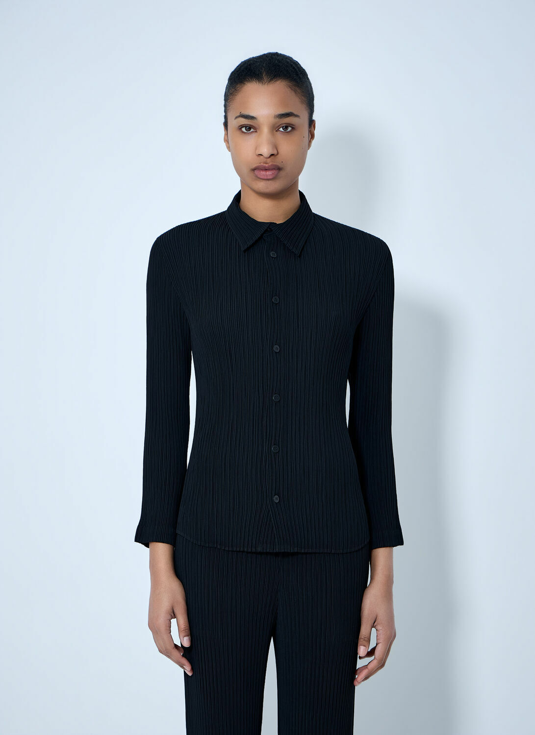 Issey Miyake Textured Button-Down Shirt