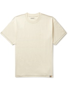 CARHARTT WIP - Nebraska Organic Cotton-Jersey T-Shirt - Neutrals