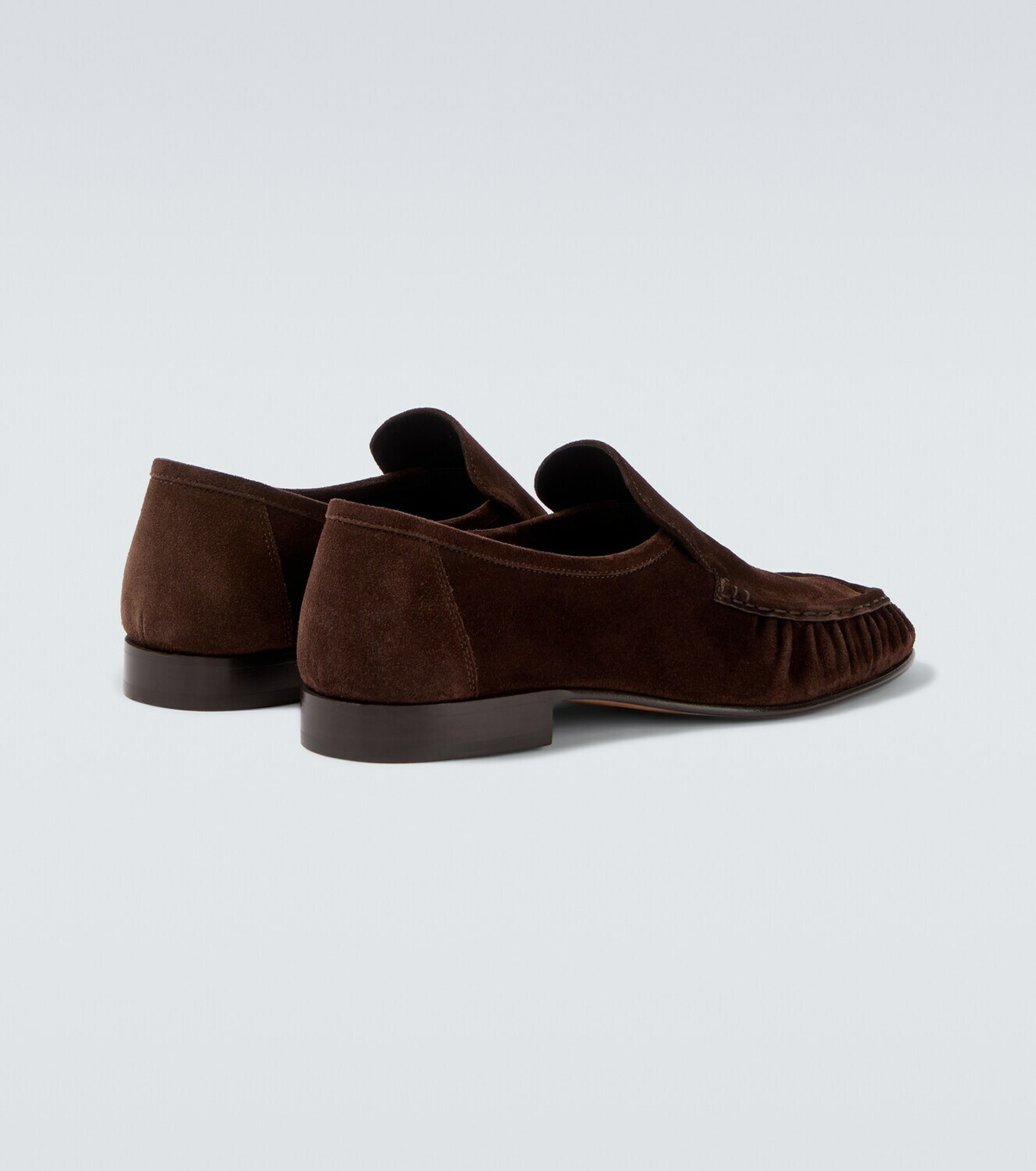 The Row Soft Two suede loafers