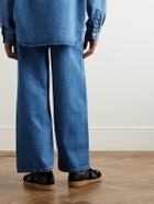The Frankie Shop - Drew Wide-Leg Pleated Jeans - Blue
