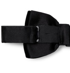 LANVIN - Pre-Tied Velvet and Silk Bow Tie - Black