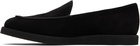 Max Mara Black Soft Moc Loafers
