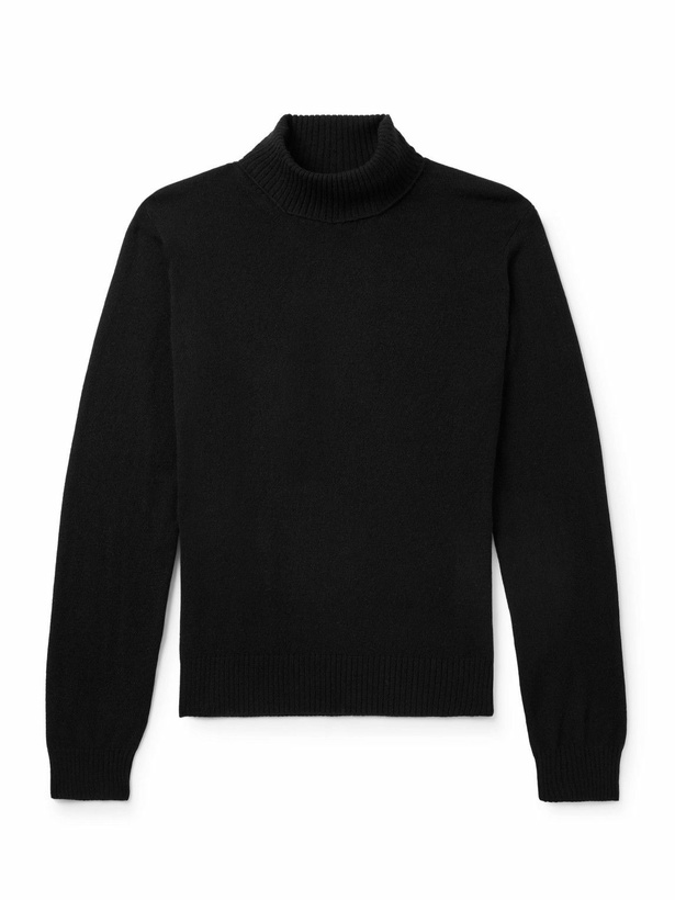 Photo: Rubinacci - Cashmere Rollneck Sweater - Black