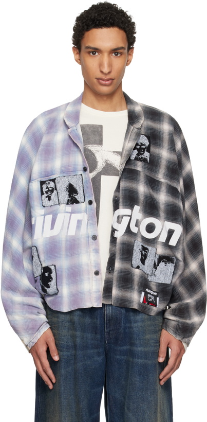 Photo: Rivington Roi Rebis Blue & Black Nazarene Shirt