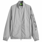 POSTAL Men's Arm Logo Track Jacket in Urban Grey