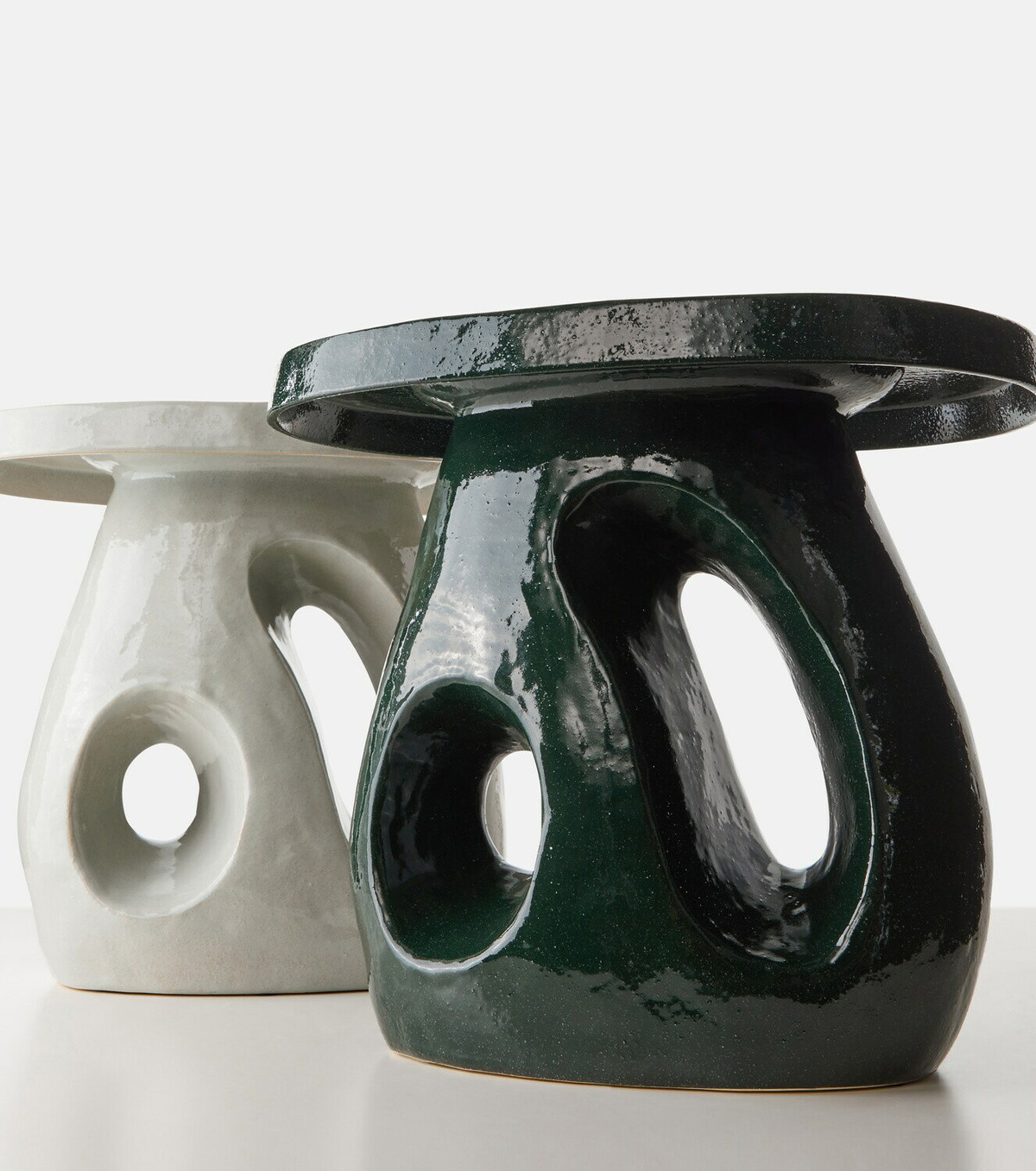 Serax Amé 10 stoneware side table by Marie Michielssen