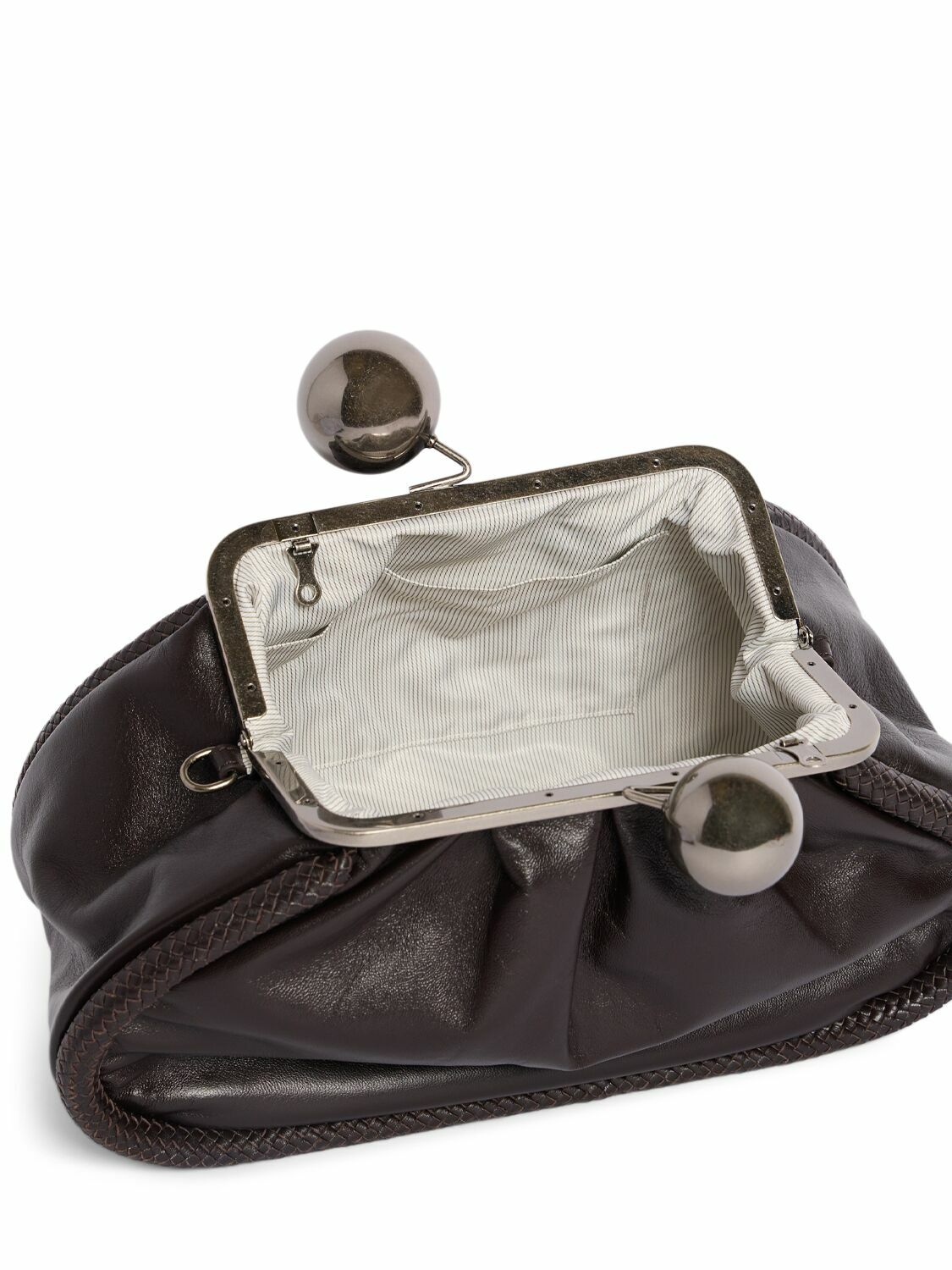 アウトレット★Weekend Max Mara★sala レザークラッチバッグ WEEKEND MAX MARA Sala Leather Clutch Weekend Max Mara