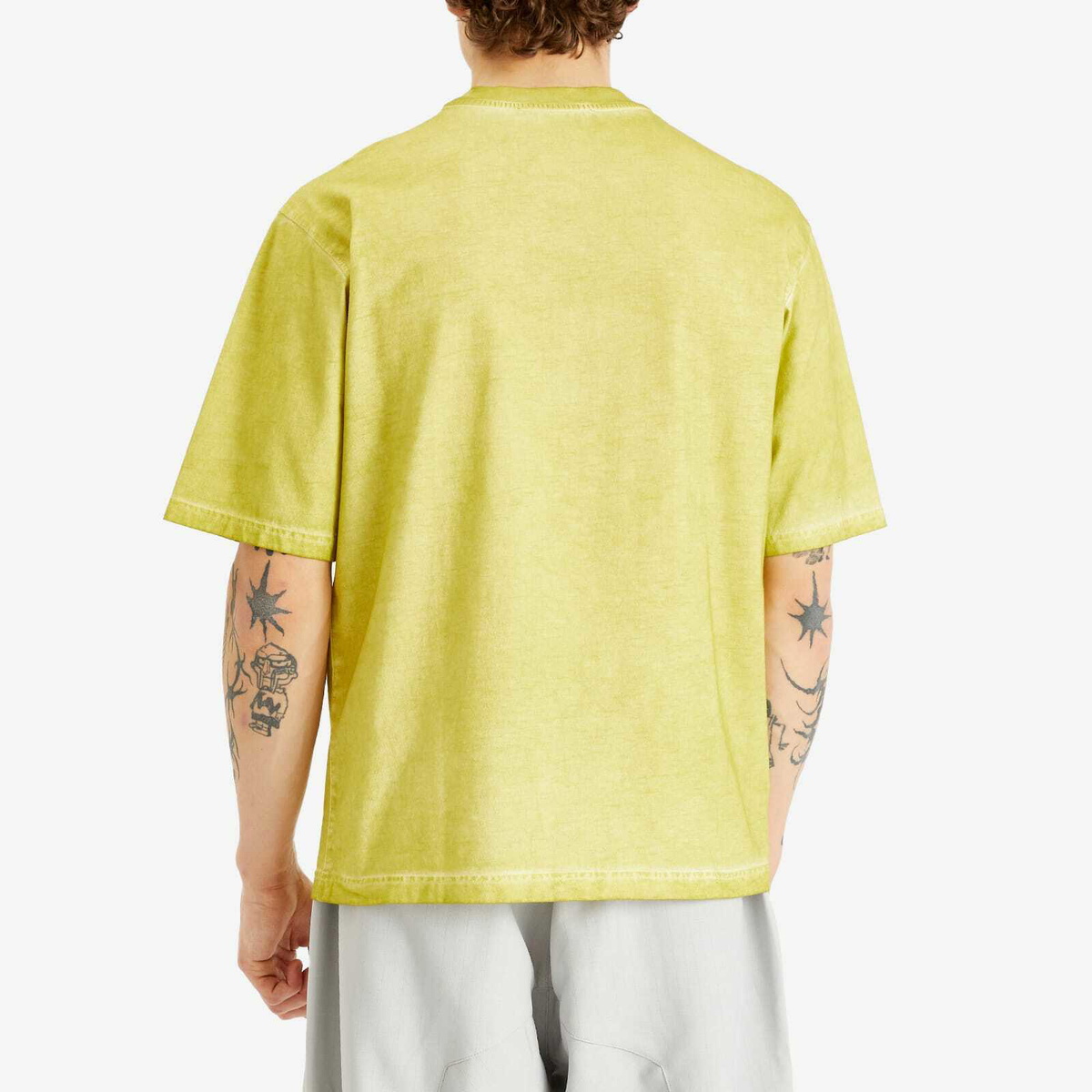 A-COLD-WALL* Men's Frequency T-Shirt in Yellow Citronelle