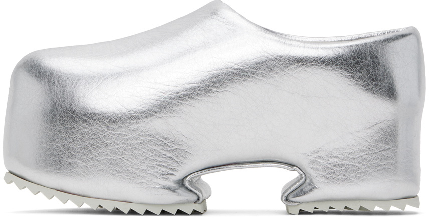 YUME YUME Silver Clog Slip-On Loafers