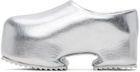 YUME YUME Silver Clog Slip-On Loafers