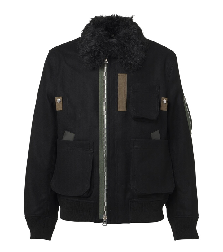 Photo: Sacai Wool blouson jacket