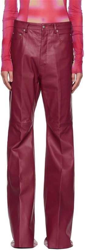 Photo: Rick Owens Pink Bolan Leather Pants