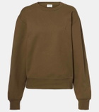 Saint Laurent Cassandre cotton sweatshirt