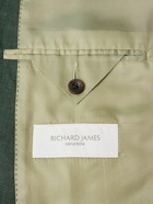 Richard James - Double-Breasted Linen Suit Jacket - Green
