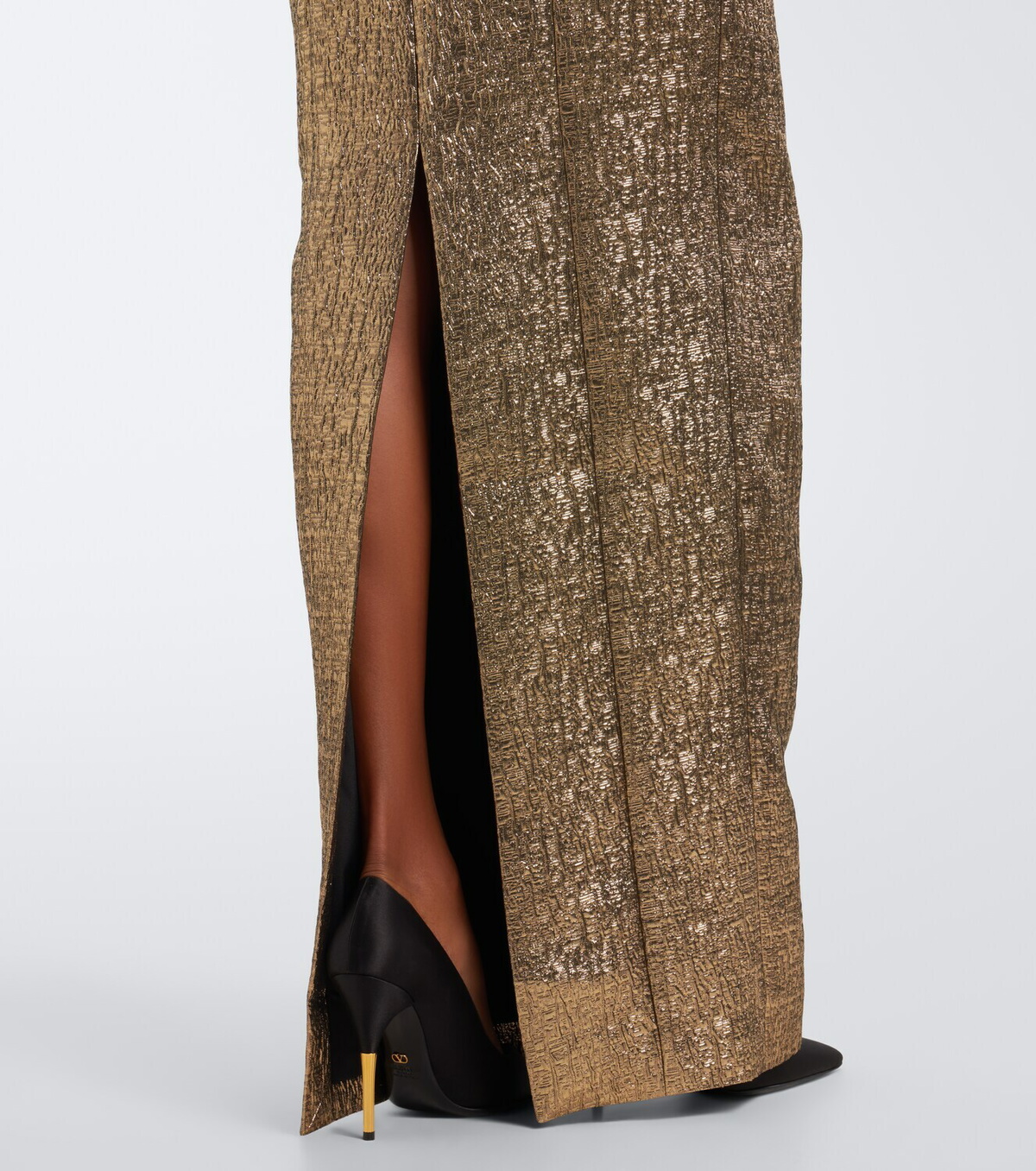 Roland Mouret Lamé jacquard gown