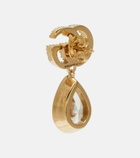 Gucci GG Marmont crystal-embellished drop earrings