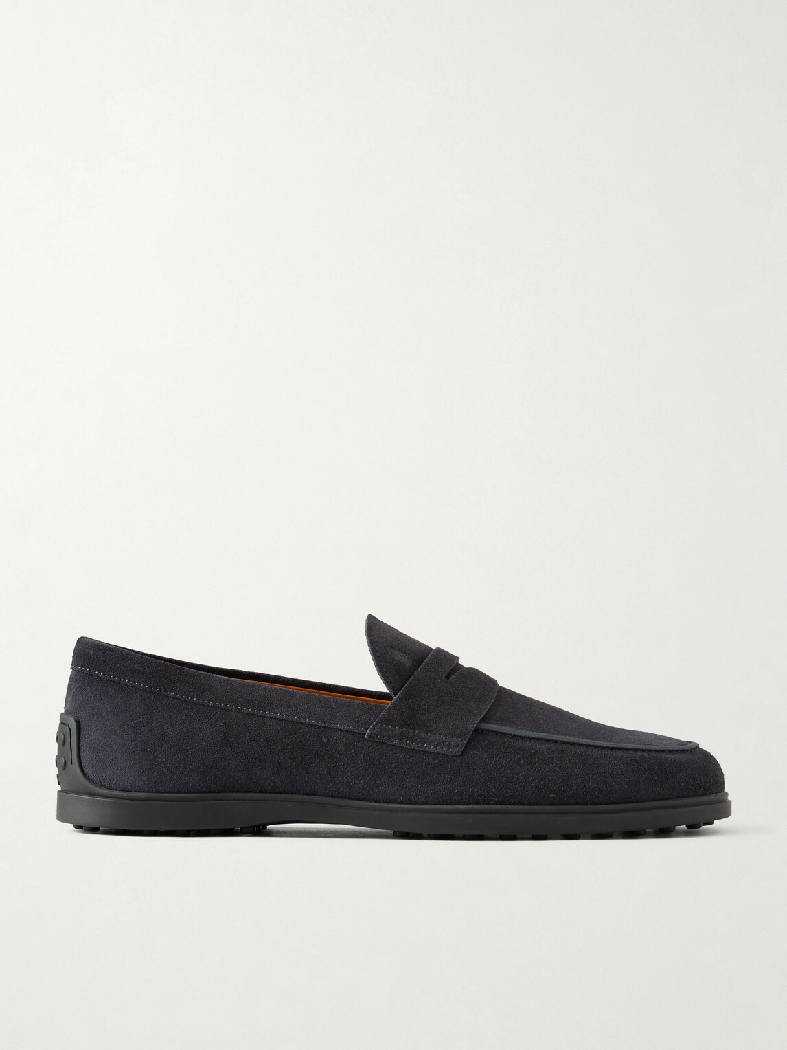 Tod's - Suede Penny Loafers - Gray