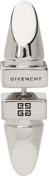 Givenchy Silver G Studs Earrings