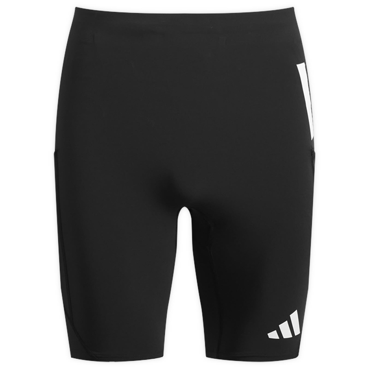 Adidas Men's Adizero Running Short Pocket Leggings in Black