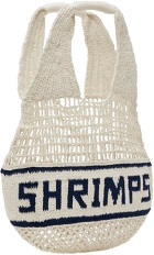 Shrimps Off-White Ariel Tote Bag