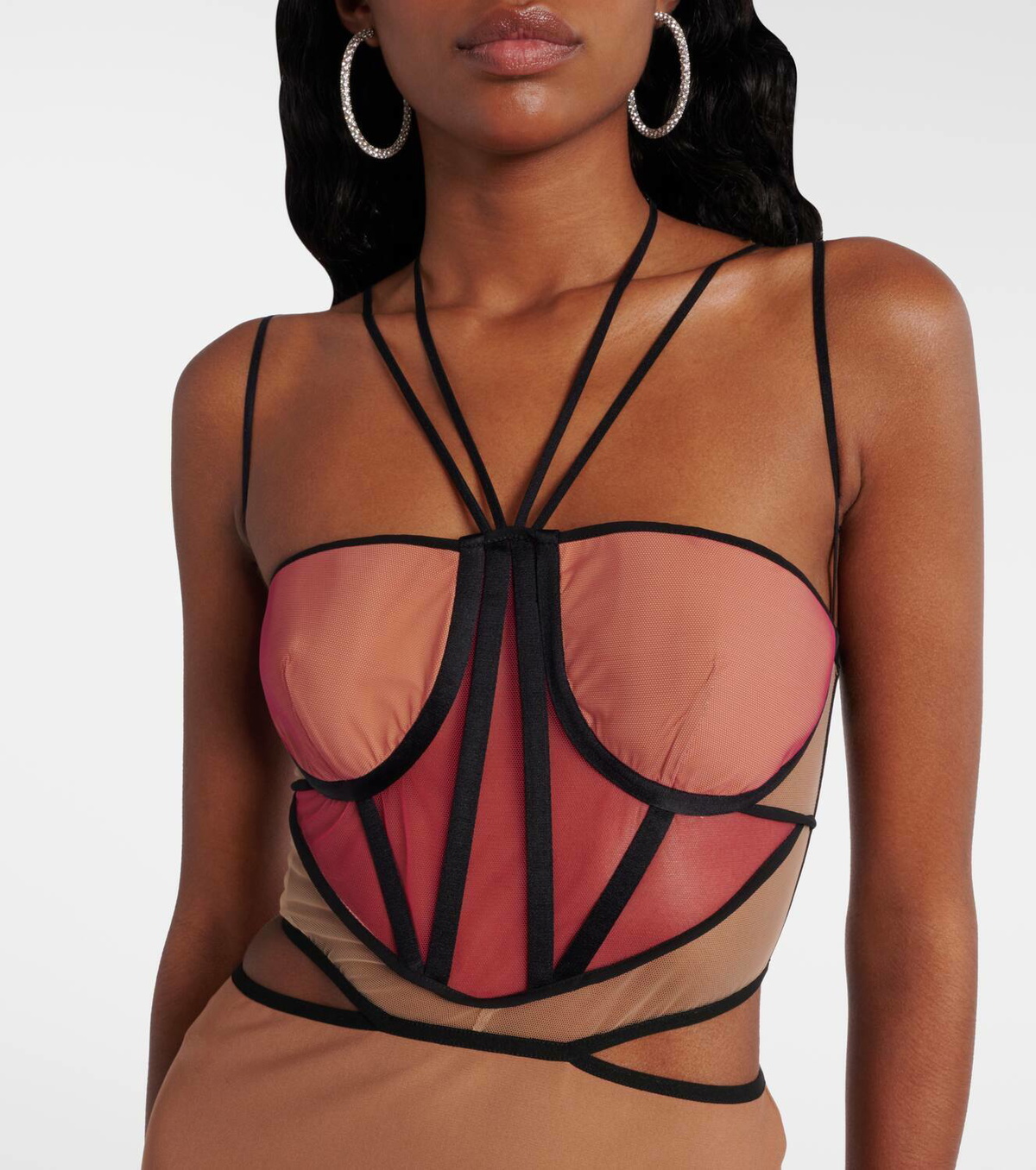 Nensi Dojaka Leila bustier gown